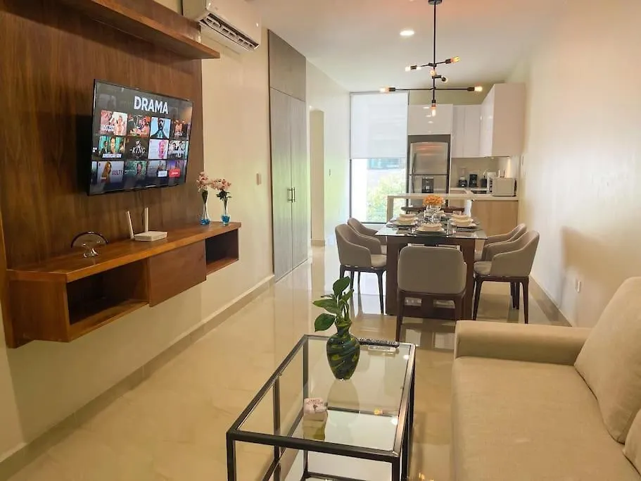 Daire 2Br Beautiful Apt Located At Playas Heart!- F1 Playa del Carmen